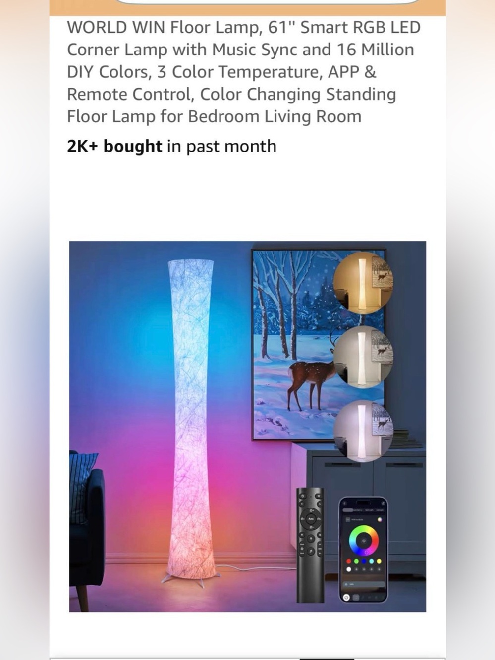 Brand New LED Floor Lamp